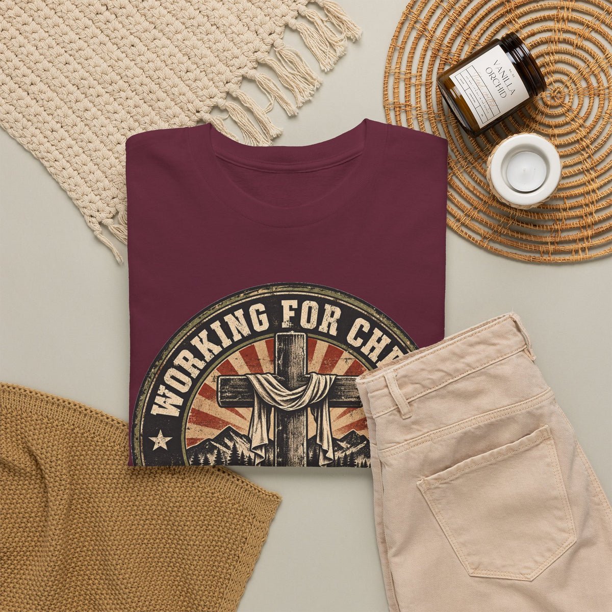 Chaplain T‑Shirt — "Working for Christ: A Higher Purpose" Christian Tee