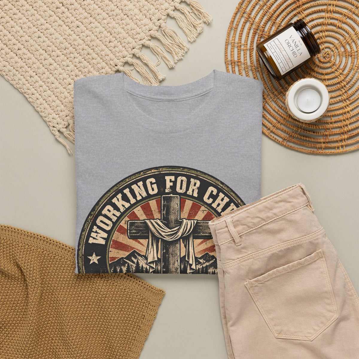Chaplain T‑Shirt — "Working for Christ: A Higher Purpose" Christian Tee