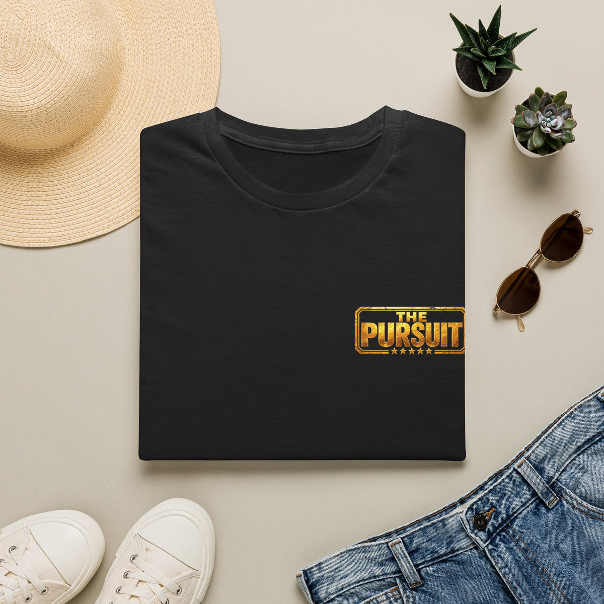 The Pursuit: Mission In Progress Travel T-Shirt — 'Mission In Progress' Father & Daughter 40,000 Miles Tee