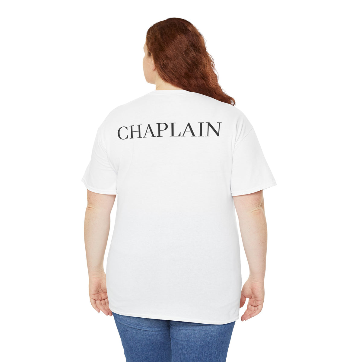 Chaplain T‑Shirt — "Working for Christ: A Higher Purpose" Christian Tee