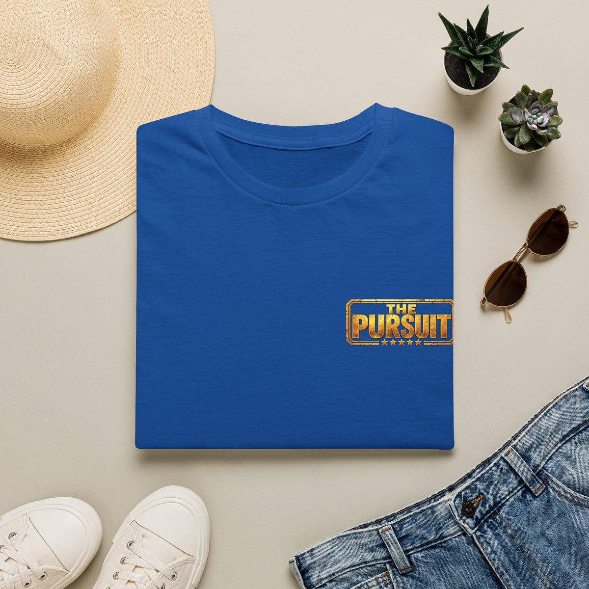 The Pursuit: Mission In Progress Travel T-Shirt — 'Mission In Progress' Father & Daughter 40,000 Miles Tee