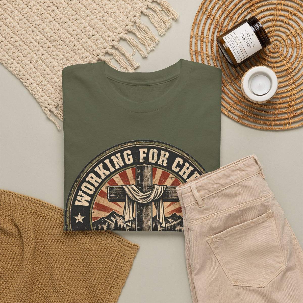 Chaplain T‑Shirt — "Working for Christ: A Higher Purpose" Christian Tee
