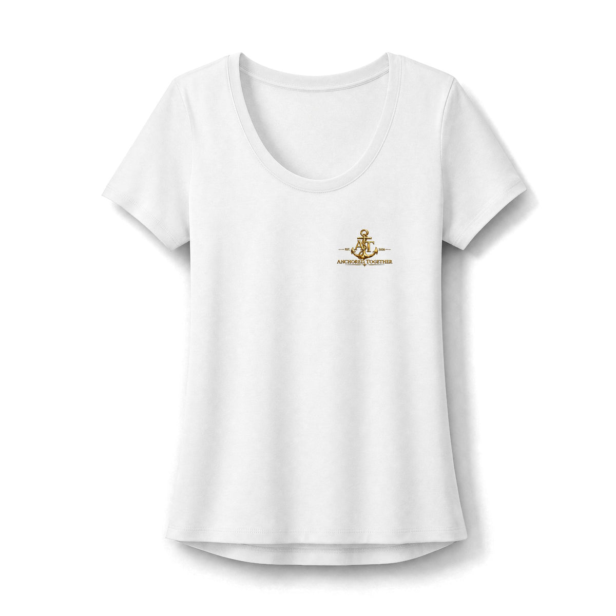Mentally Unstable Graphic Tee — "Check On Your Buddy" Women's Scoop Neck