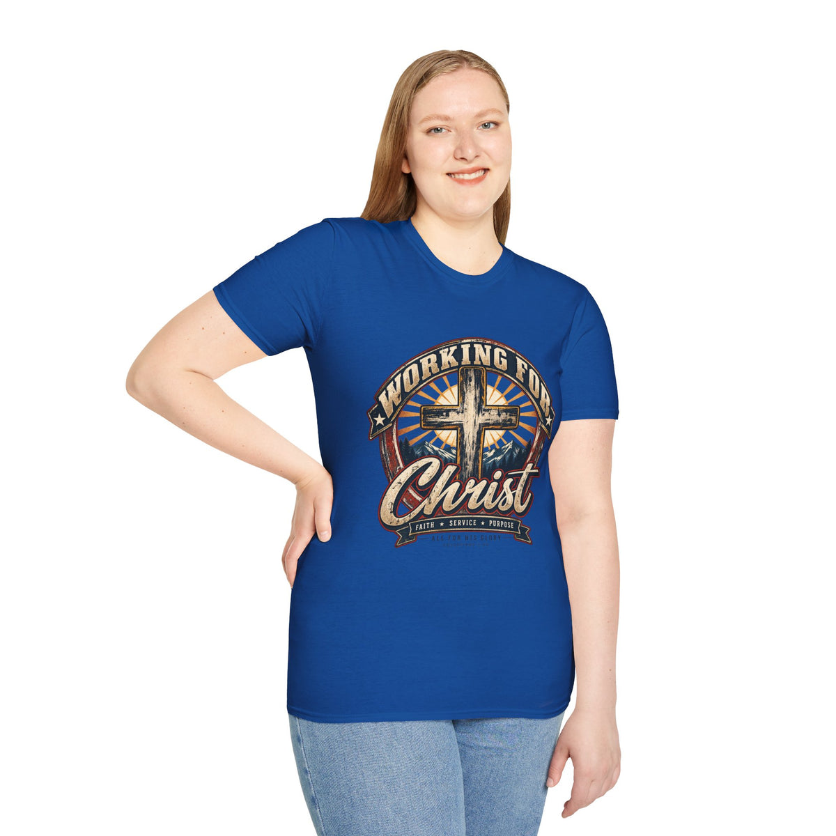 Working for Christ – Faith, Service & Purpose T-Shirt