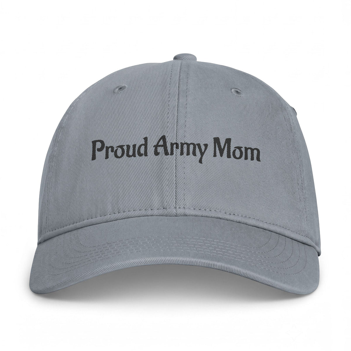 Proud Army Mom Embroidered Hat | Washed Cotton Baseball Cap