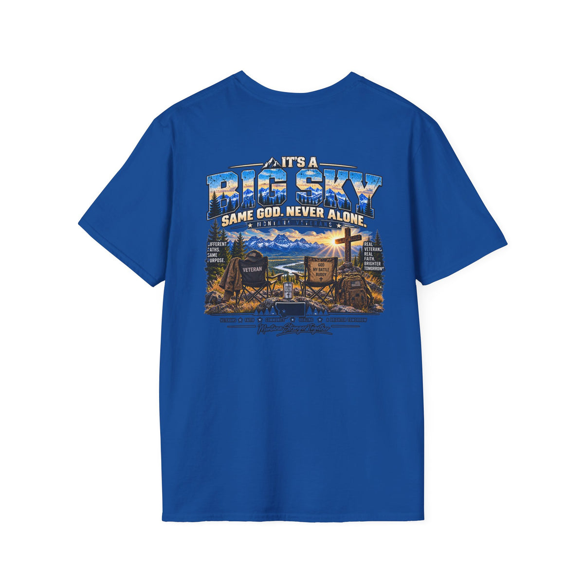 Anchored Together Faith Tee — "It's a Big Sky, Same God" T-Shirt