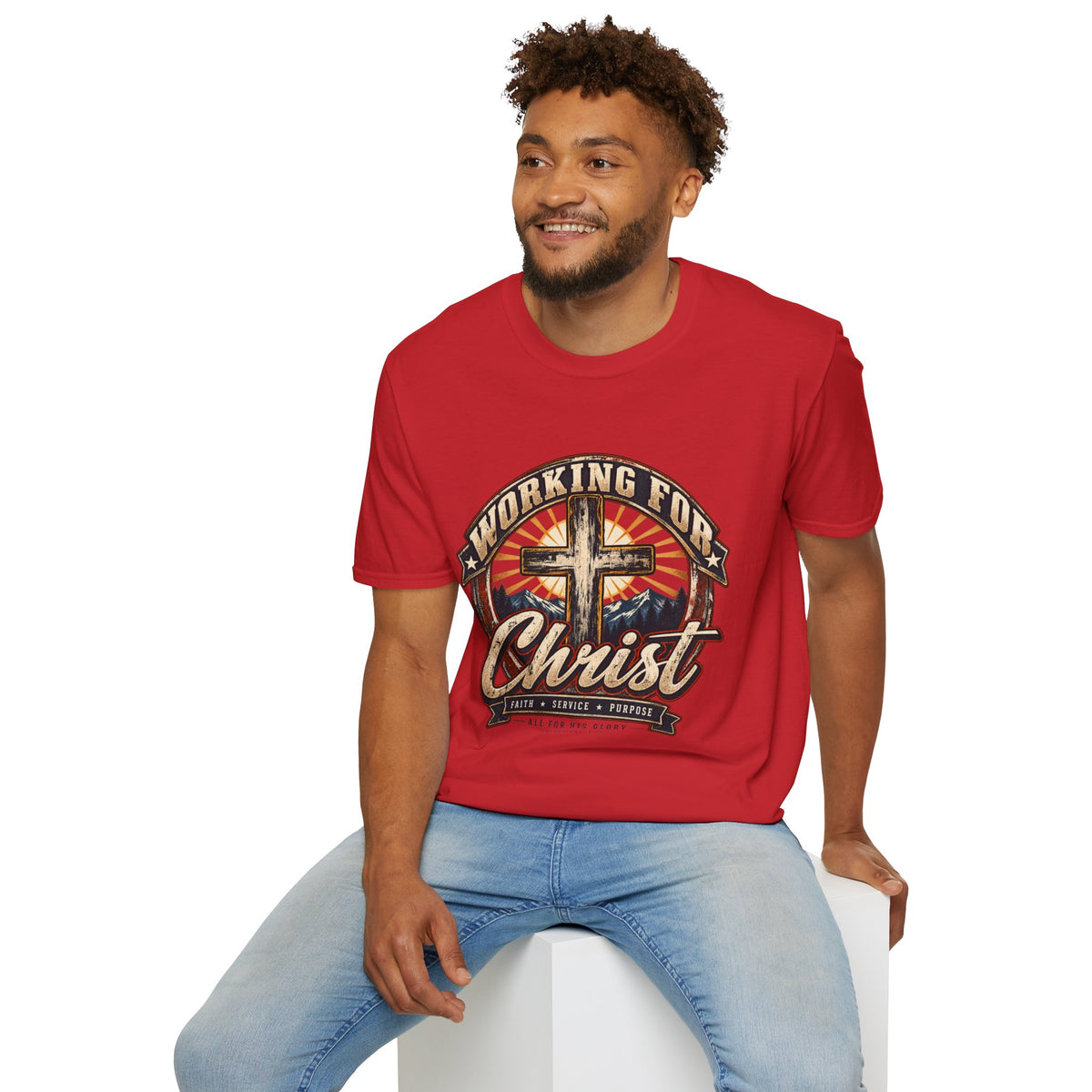 Working for Christ – Faith, Service & Purpose T-Shirt