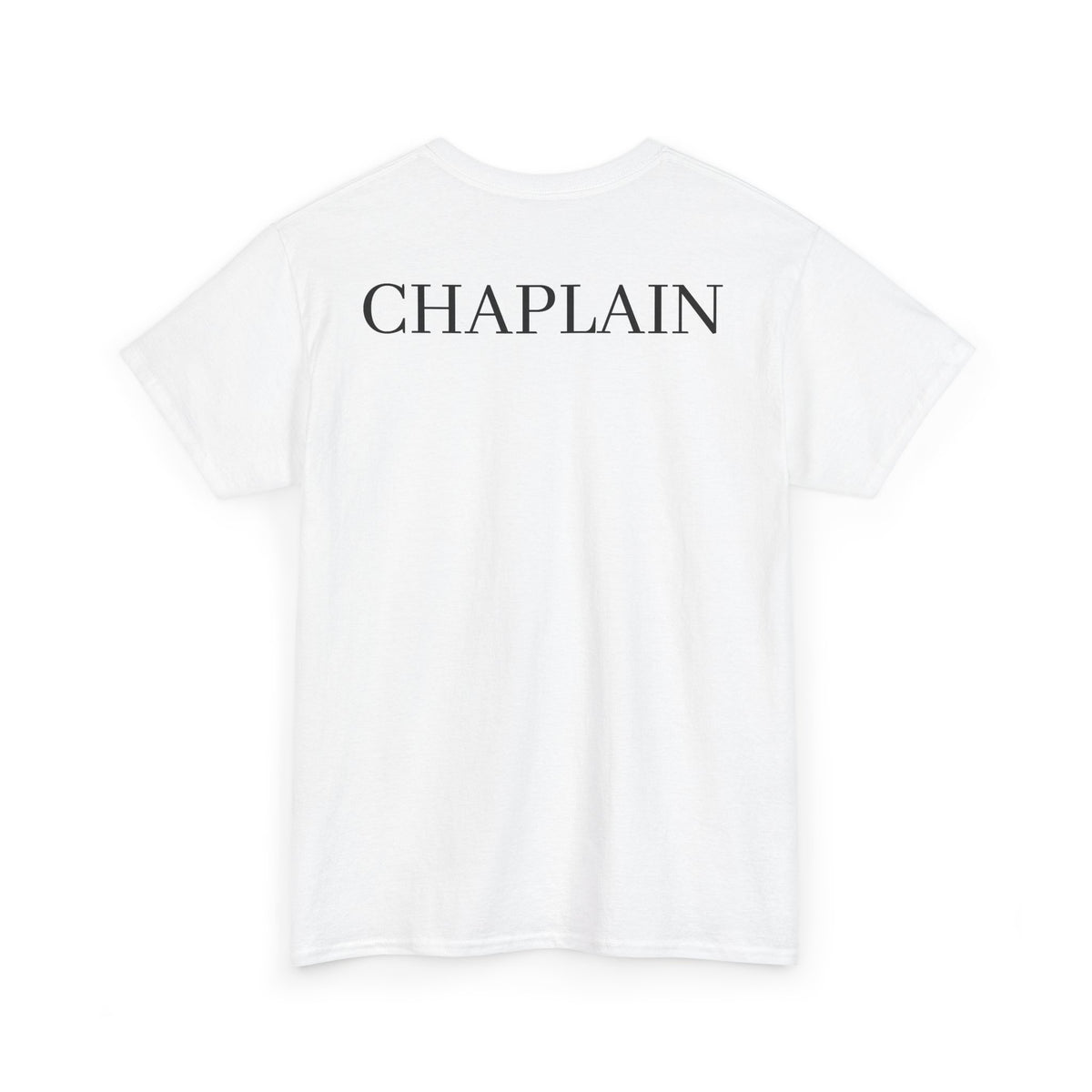 Chaplain T‑Shirt — "Working for Christ: A Higher Purpose" Christian Tee