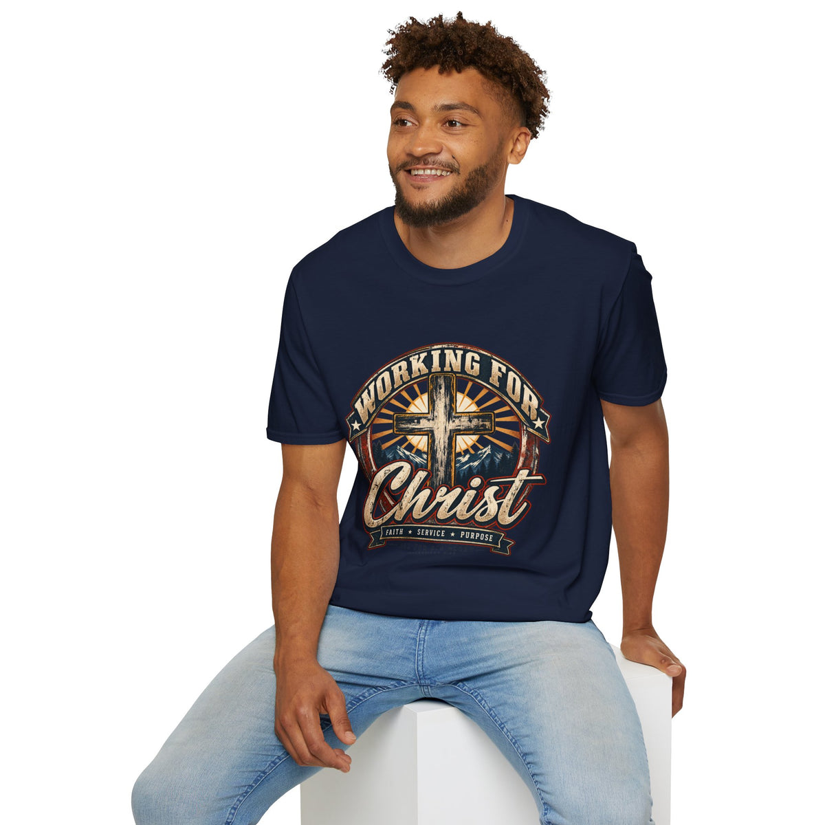 Working for Christ – Faith, Service & Purpose T-Shirt