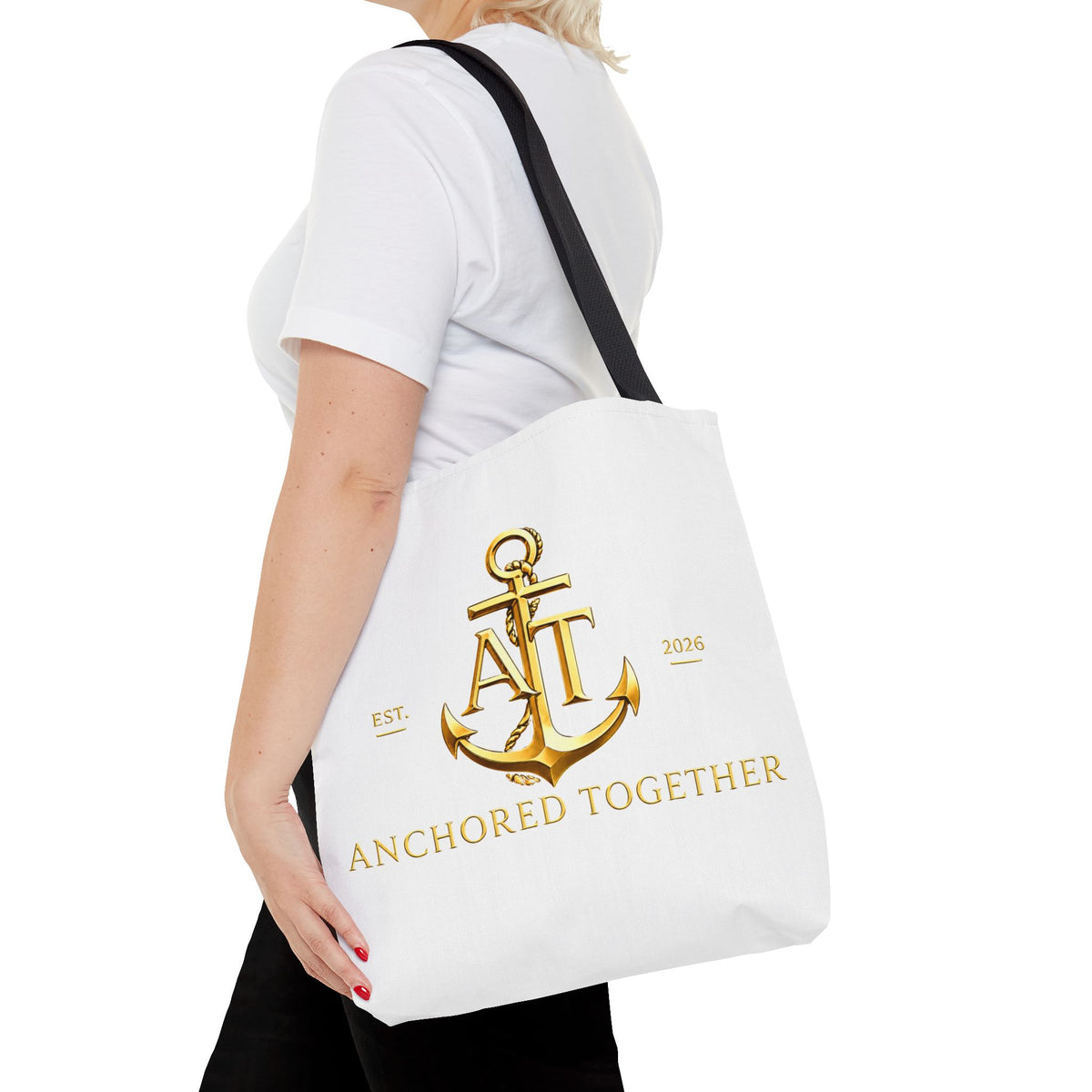 Military Wife Gift Tote Bag — Navy & Marine Corps Spouse Canvas Tote