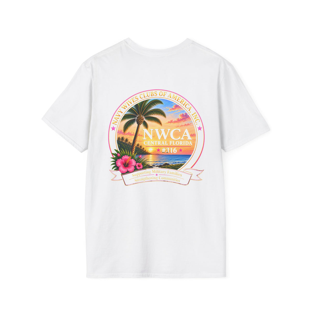 Florida Sunset Palm T-Shirt — NWCA Cape Coral Design