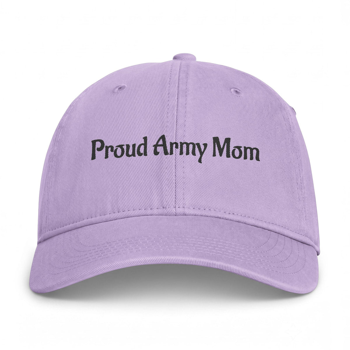 Proud Army Mom Embroidered Hat | Washed Cotton Baseball Cap