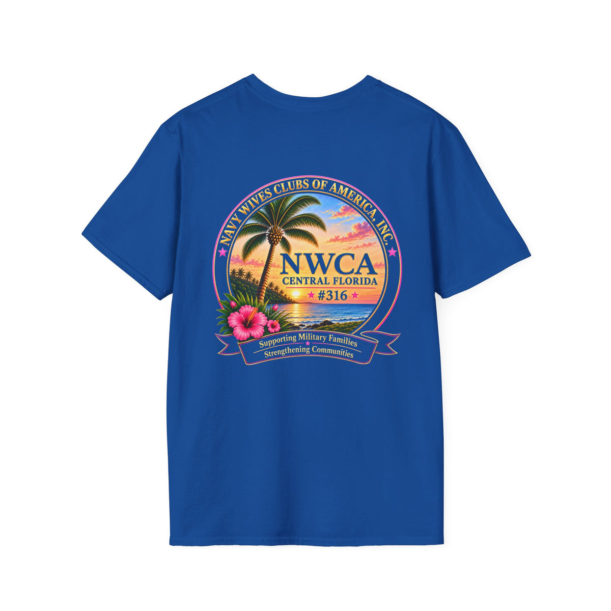 Florida Sunset Palm T-Shirt — NWCA Cape Coral Design