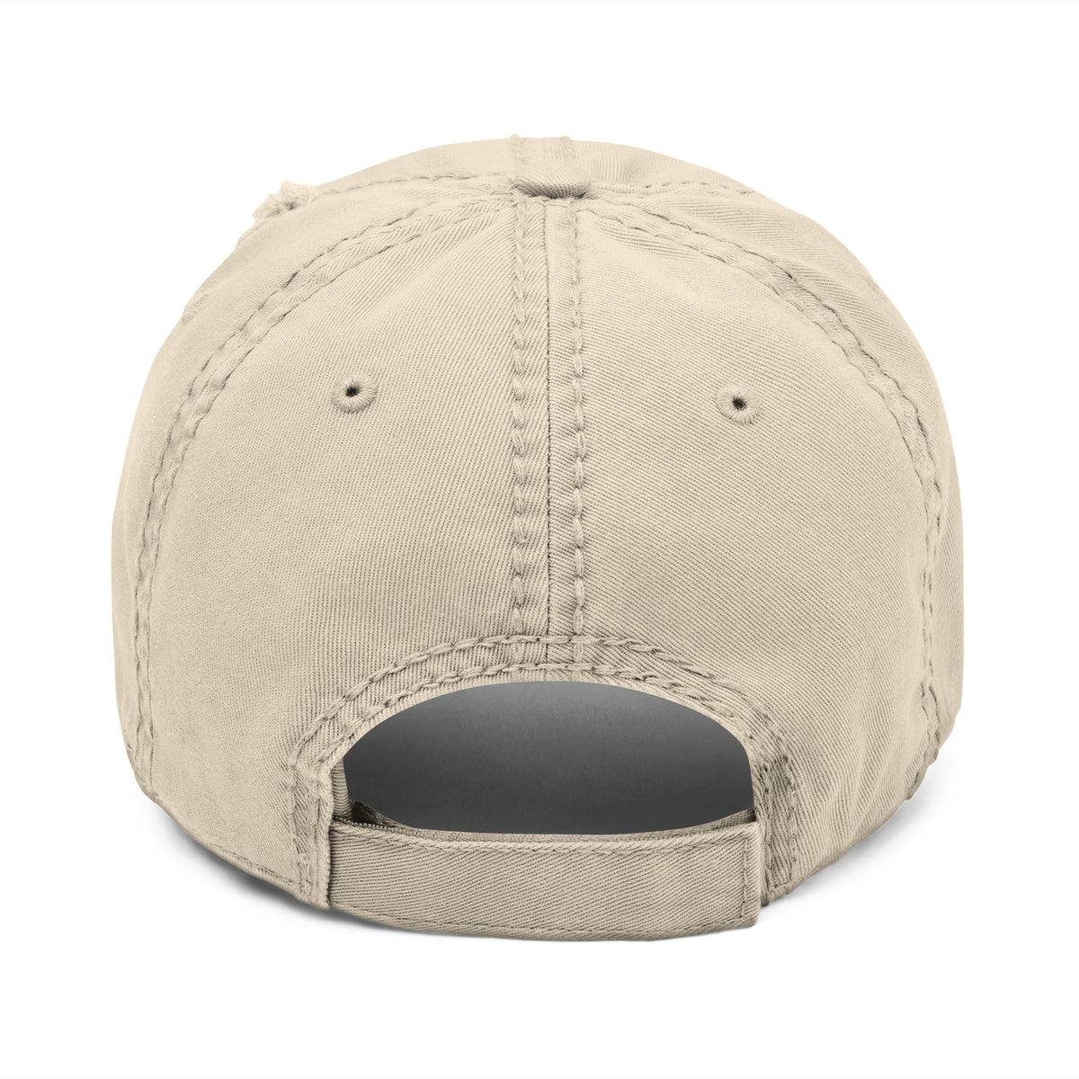 Navy Wife Distressed Dad Hat - Embroidered Pink Text