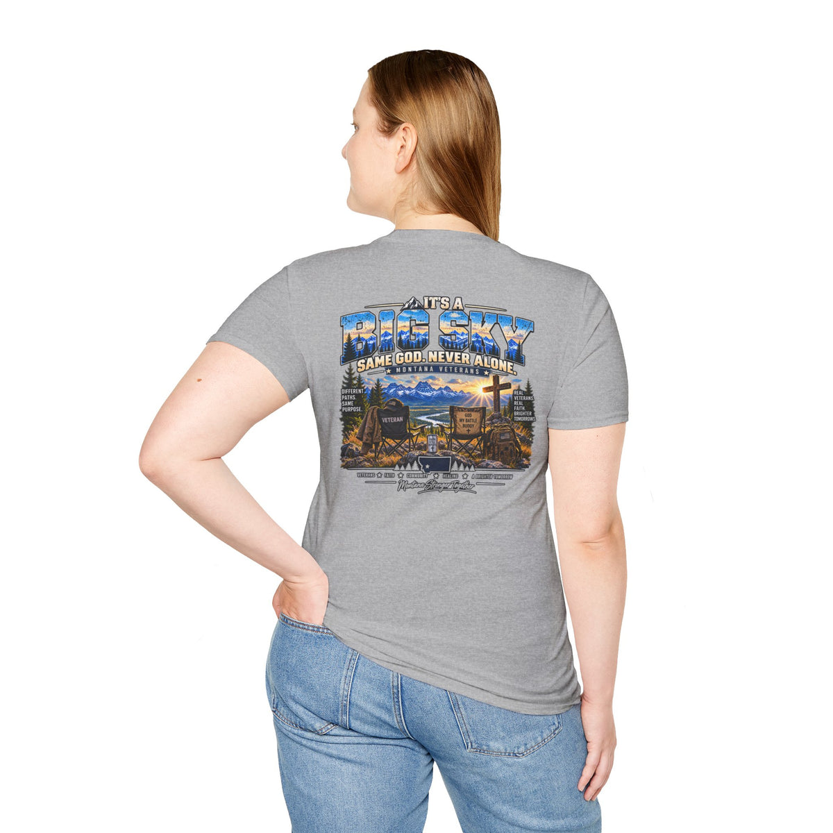 Anchored Together Faith Tee — "It's a Big Sky, Same God" T-Shirt