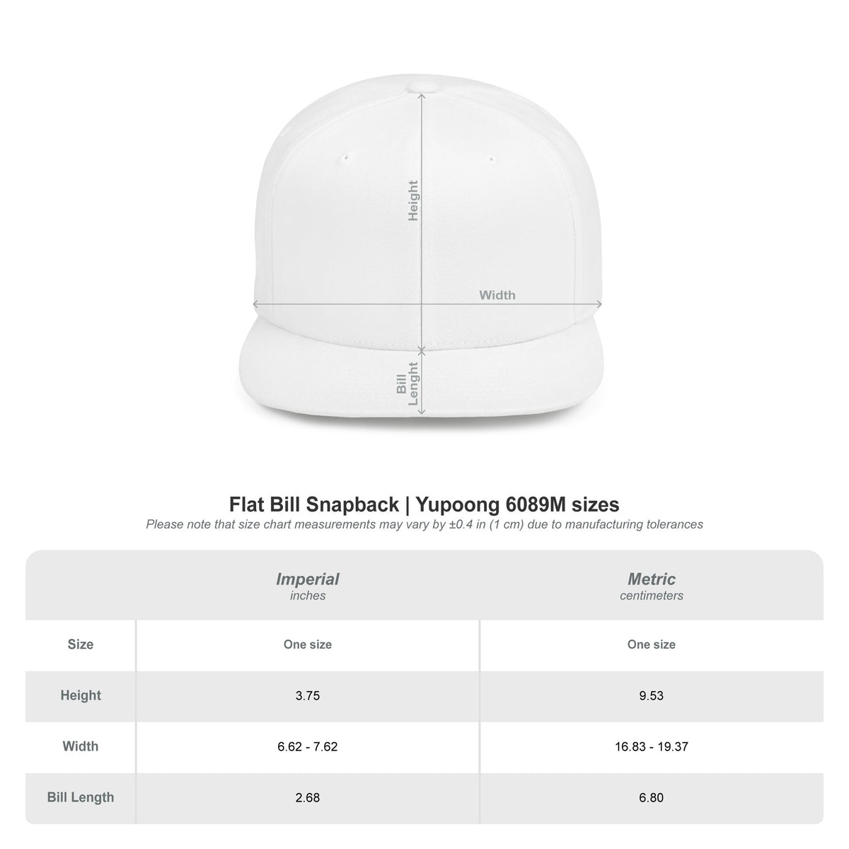 Snapback Hat — "The Pursuit" Gold Logo Flat Bill Cap