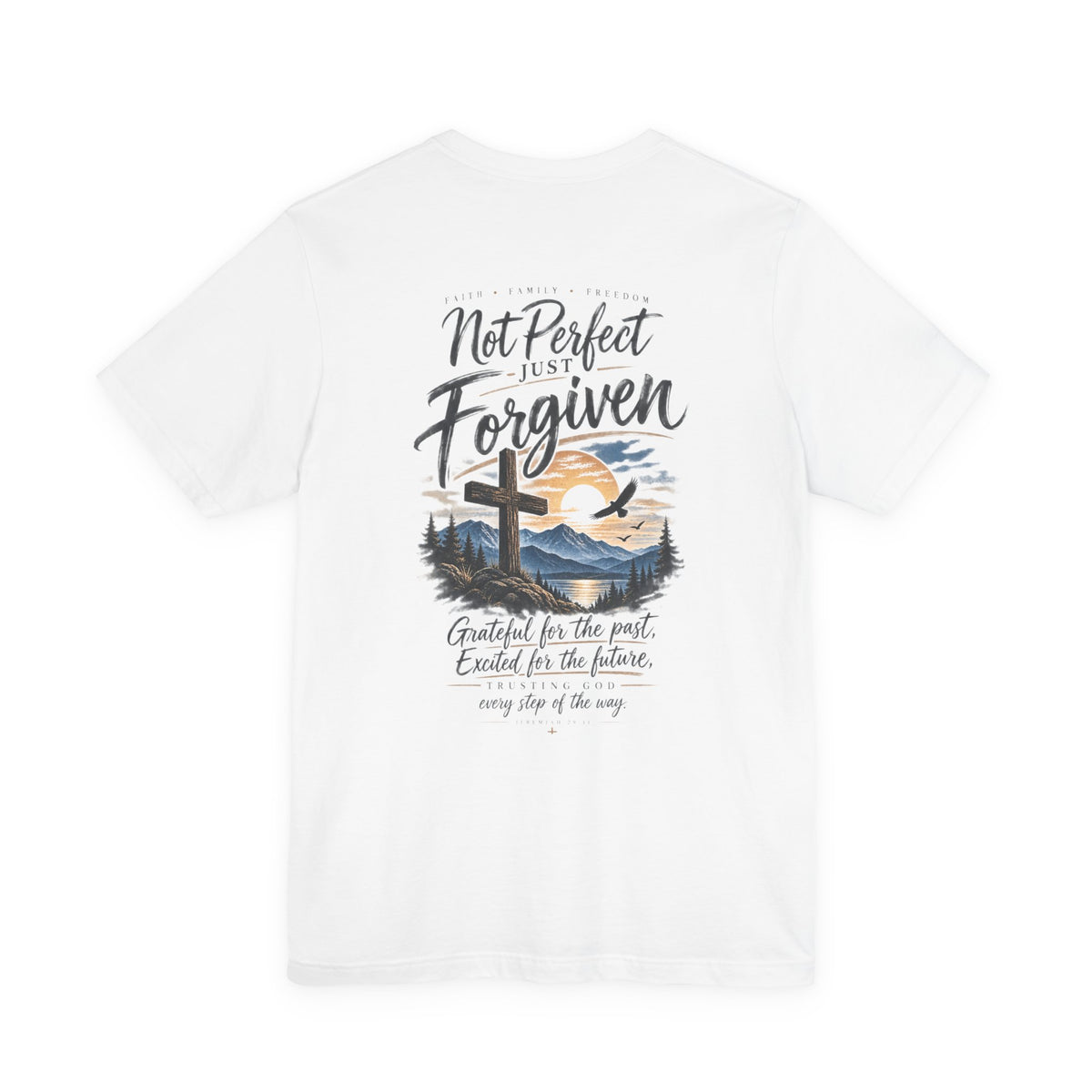 Anchored Together Anchor Tee — Nautical Gold Logo Short Sleeve Shirt