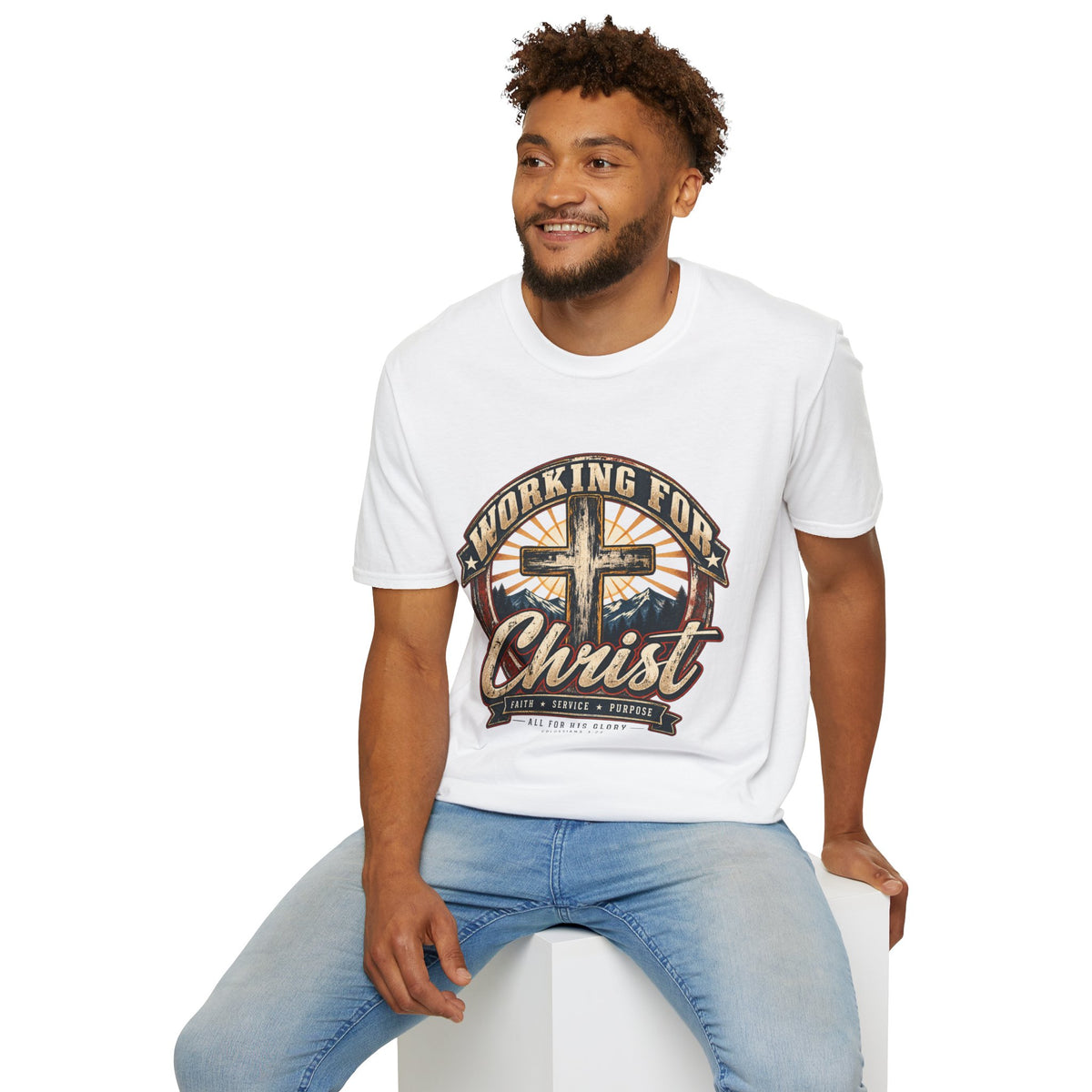 Working for Christ – Faith, Service & Purpose T-Shirt