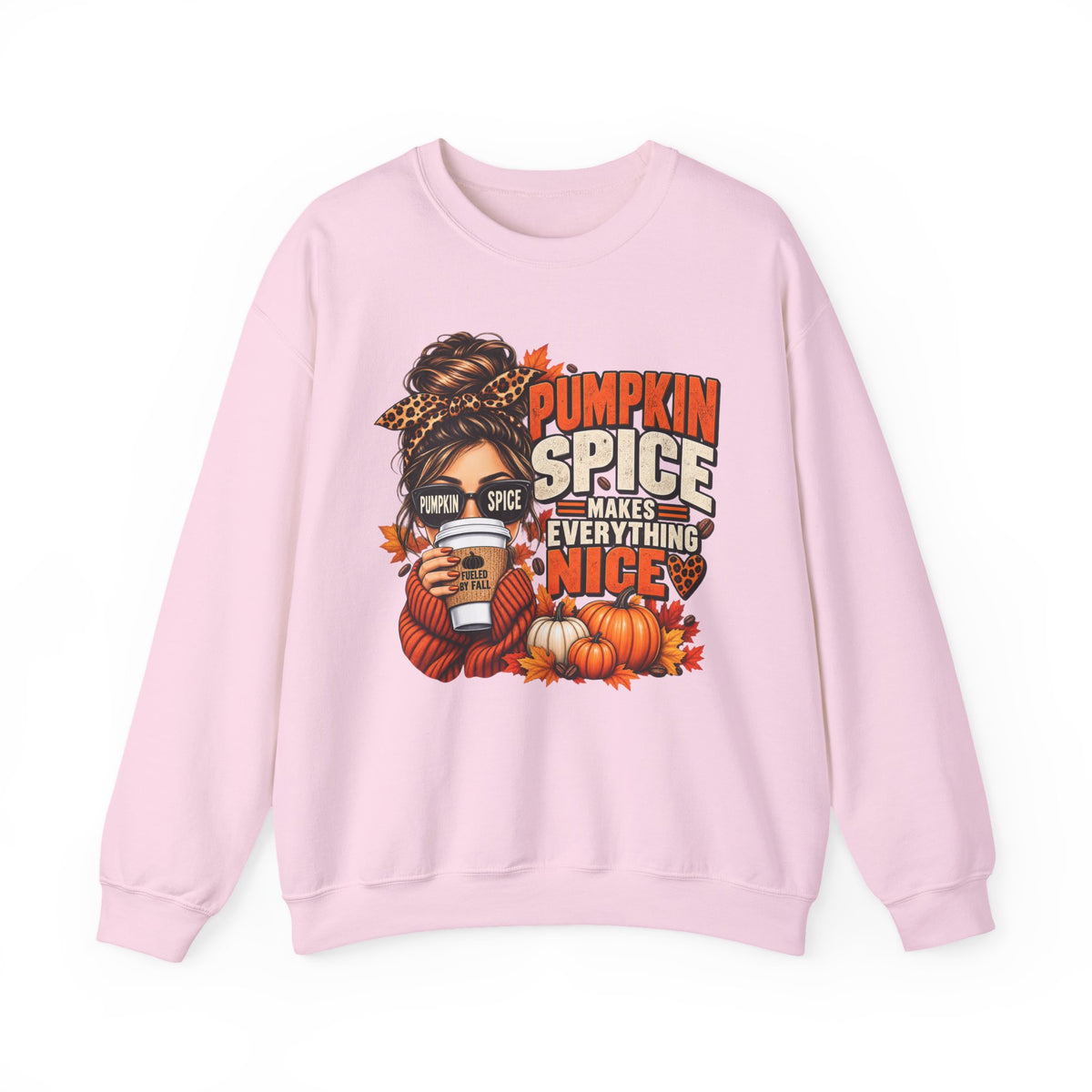Pumpkin Spice Makes Everything Nice – Cozy Fall Sweatshirt