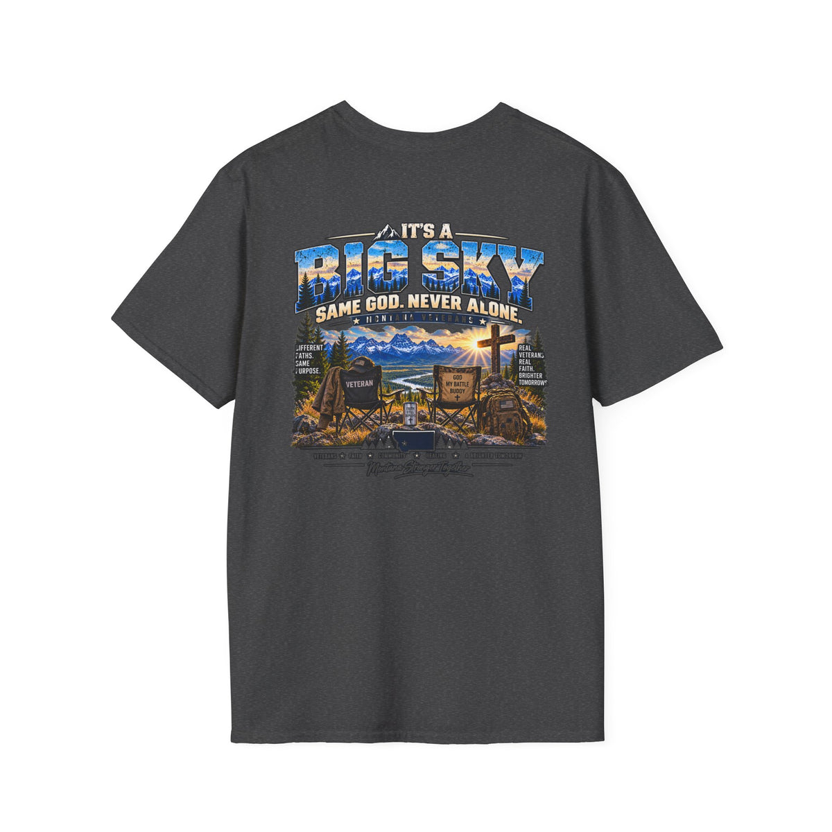 Anchored Together Faith Tee — "It's a Big Sky, Same God" T-Shirt