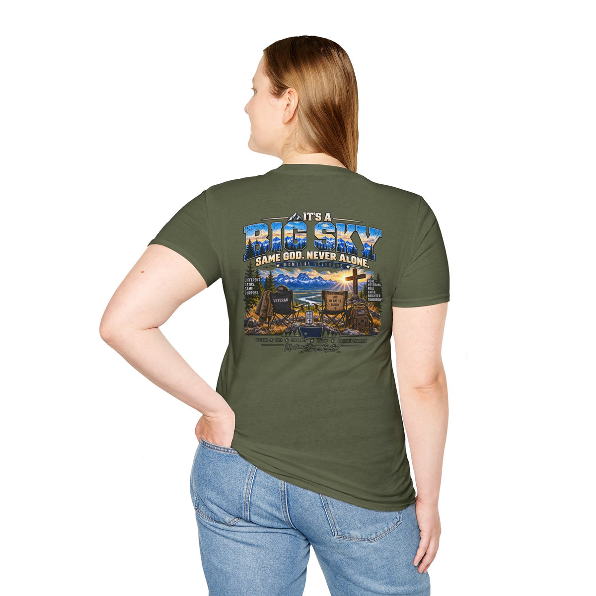 Anchored Together Faith Tee — "It's a Big Sky, Same God" T-Shirt