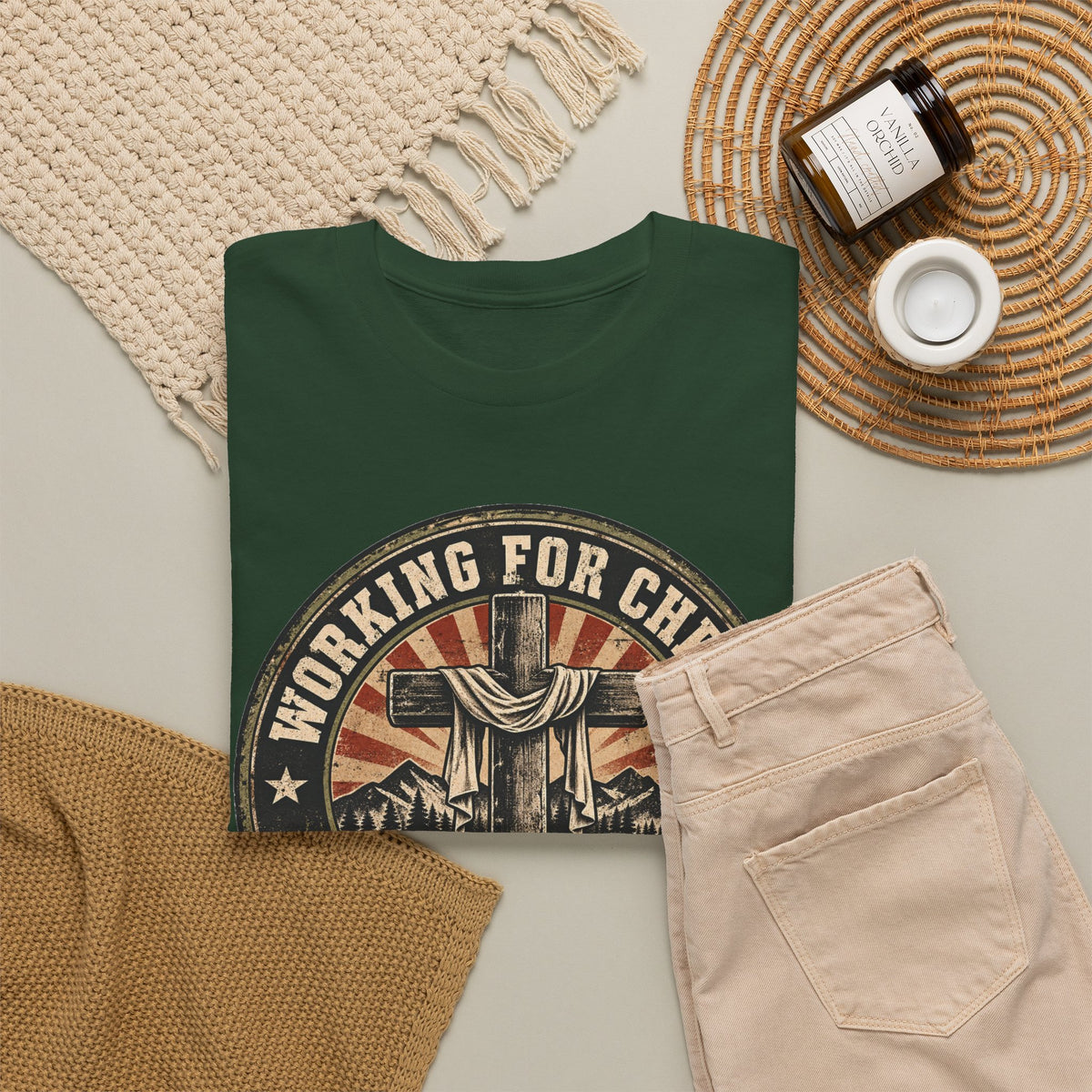 Chaplain T‑Shirt — "Working for Christ: A Higher Purpose" Christian Tee