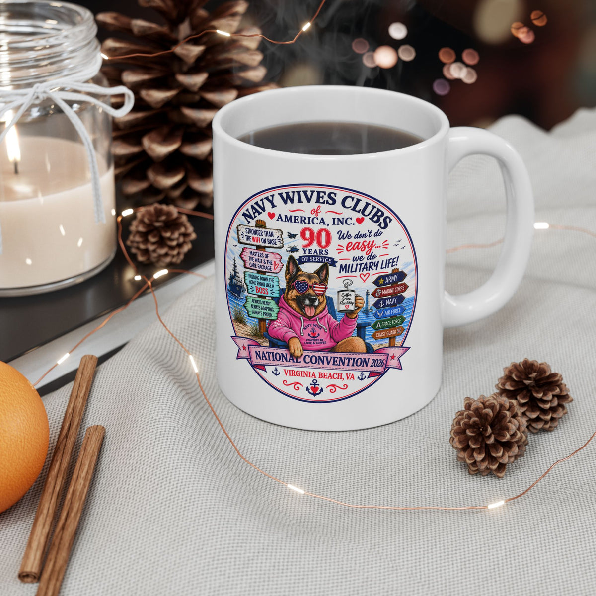NWCA 2026 Convention - Anchored Together Coffee Mug (11oz, 15oz)