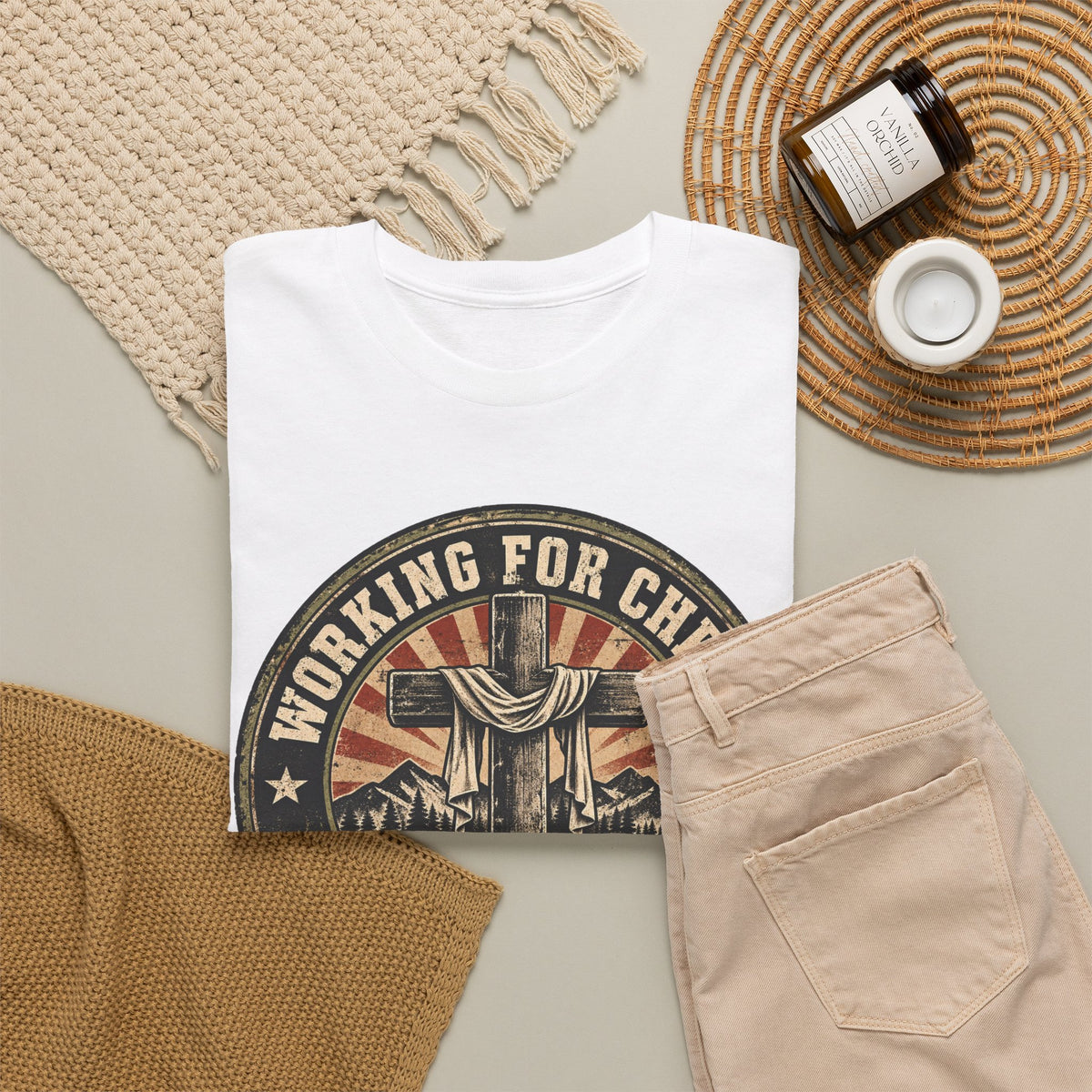 Chaplain T‑Shirt — "Working for Christ: A Higher Purpose" Christian Tee