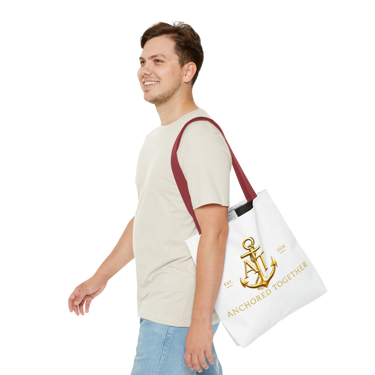 Military Wife Gift Tote Bag — Navy & Marine Corps Spouse Canvas Tote