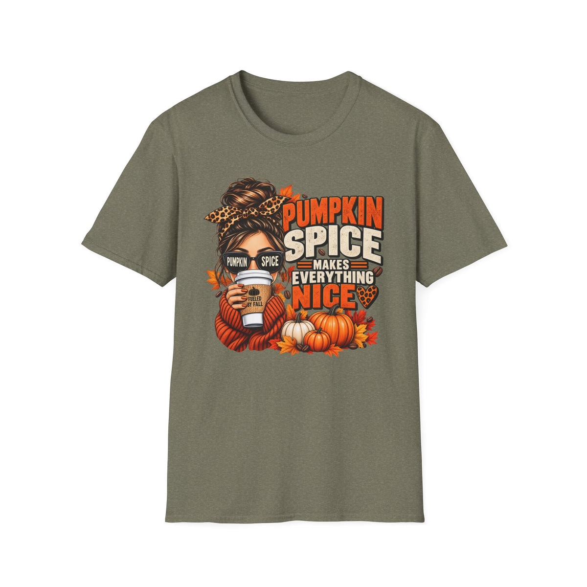 Pumpkin Spice Makes Everything Nice – Cozy Fall TShirt