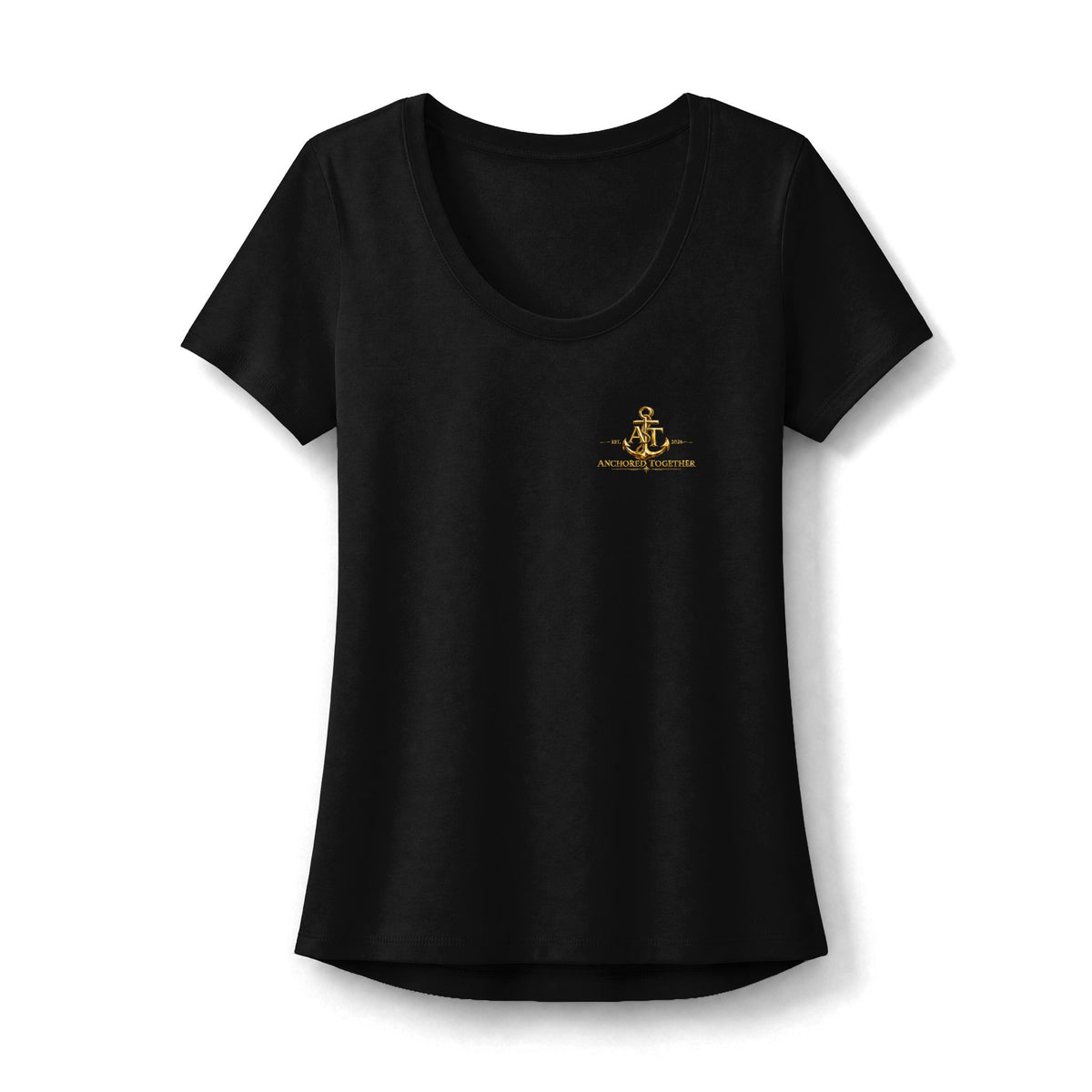 Mentally Unstable Graphic Tee — "Check On Your Buddy" Women's Scoop Neck