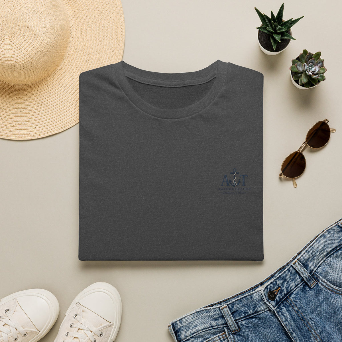 Miles Apart, Anchored Together — Military Deployment Shirt