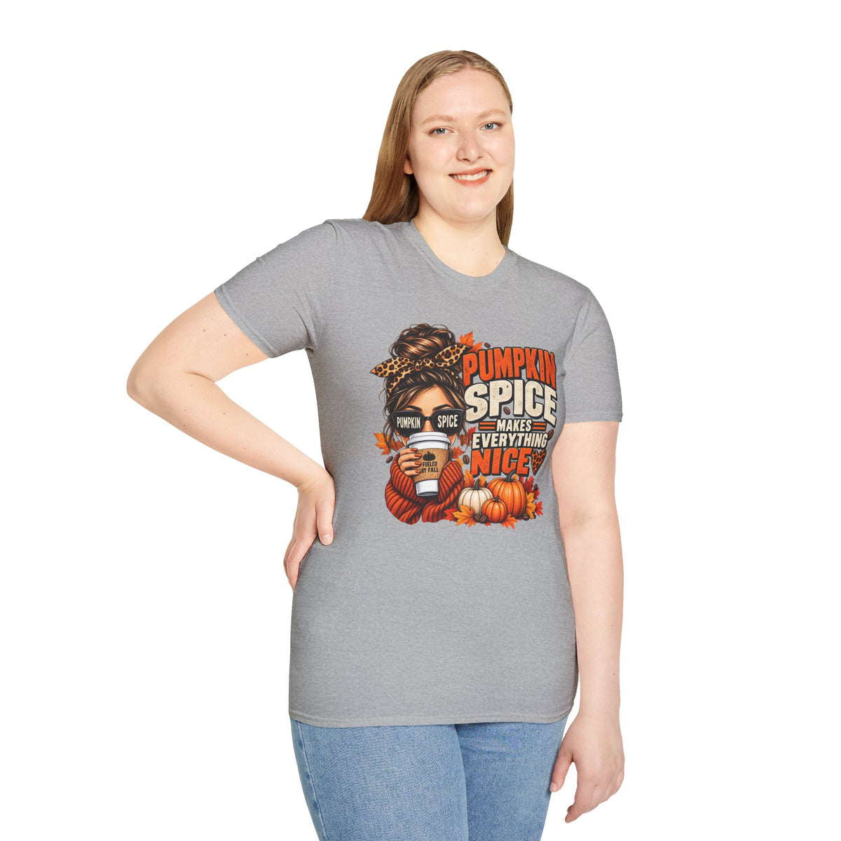 Pumpkin Spice Makes Everything Nice – Cozy Fall TShirt