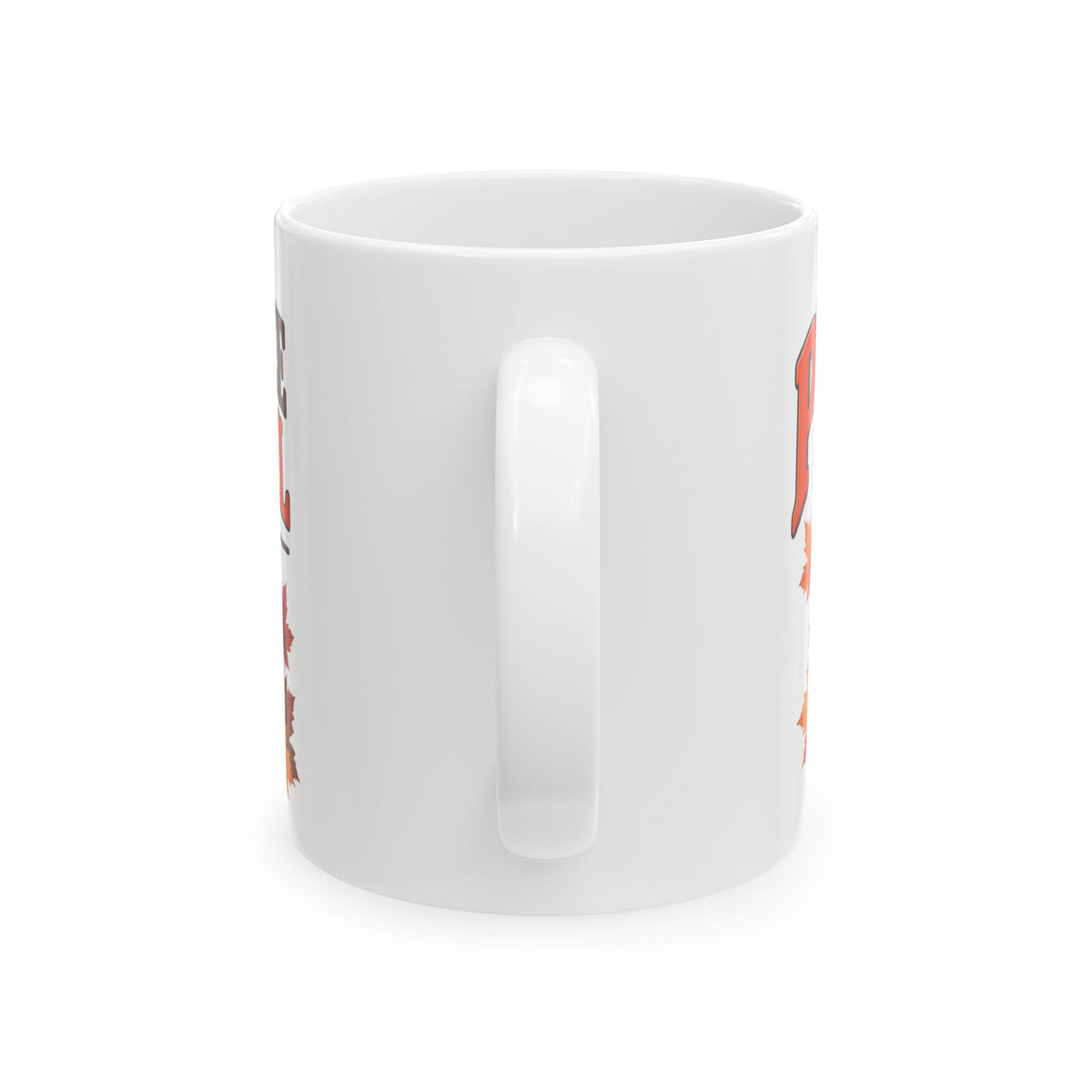 Pumpkin Spice Coffee Mug — Cozy Fall Woman Drinking Coffee (11oz & 15oz)