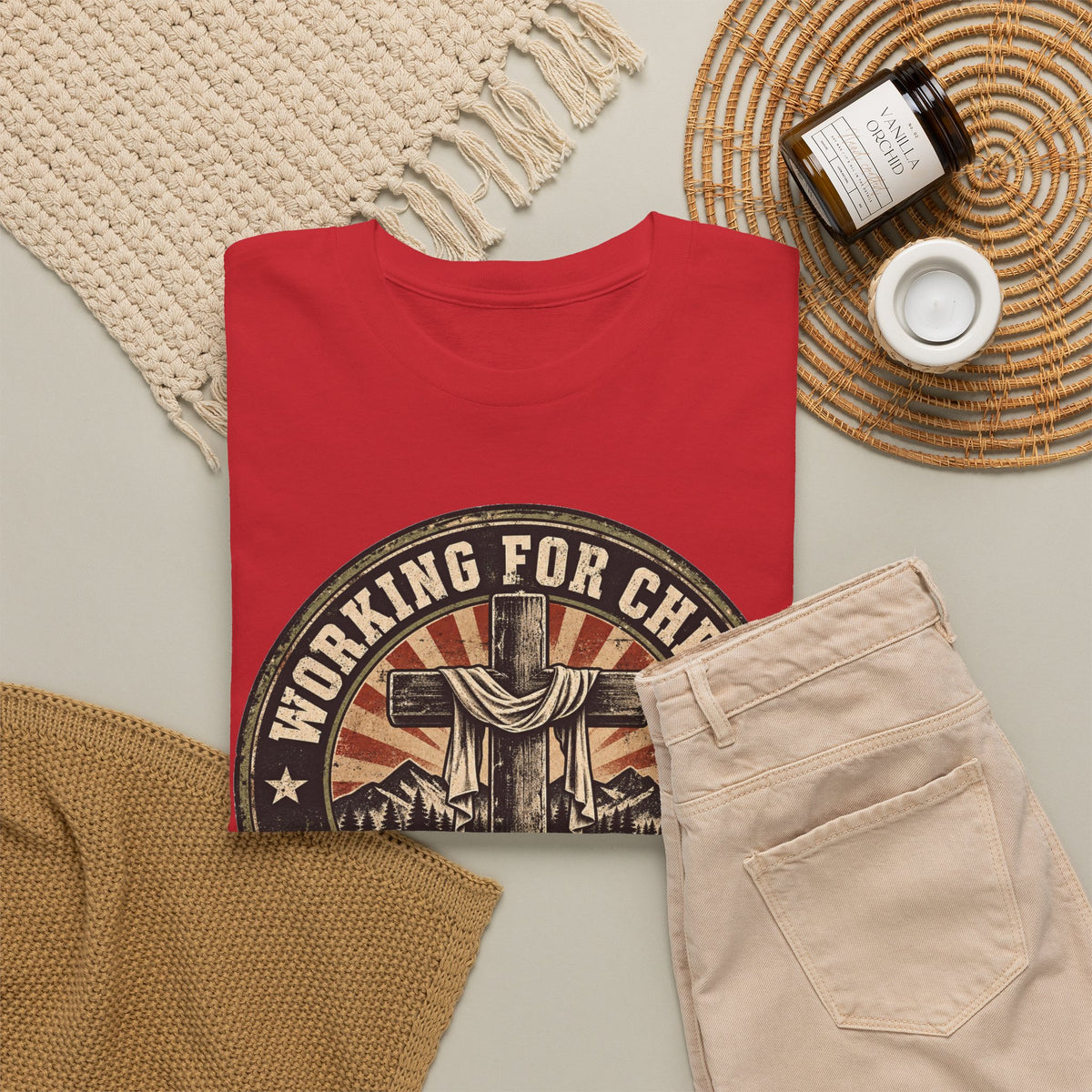 Chaplain T‑Shirt — "Working for Christ: A Higher Purpose" Christian Tee
