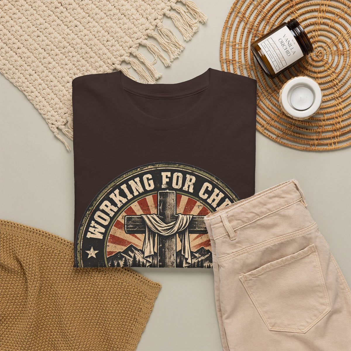 Chaplain T‑Shirt — "Working for Christ: A Higher Purpose" Christian Tee