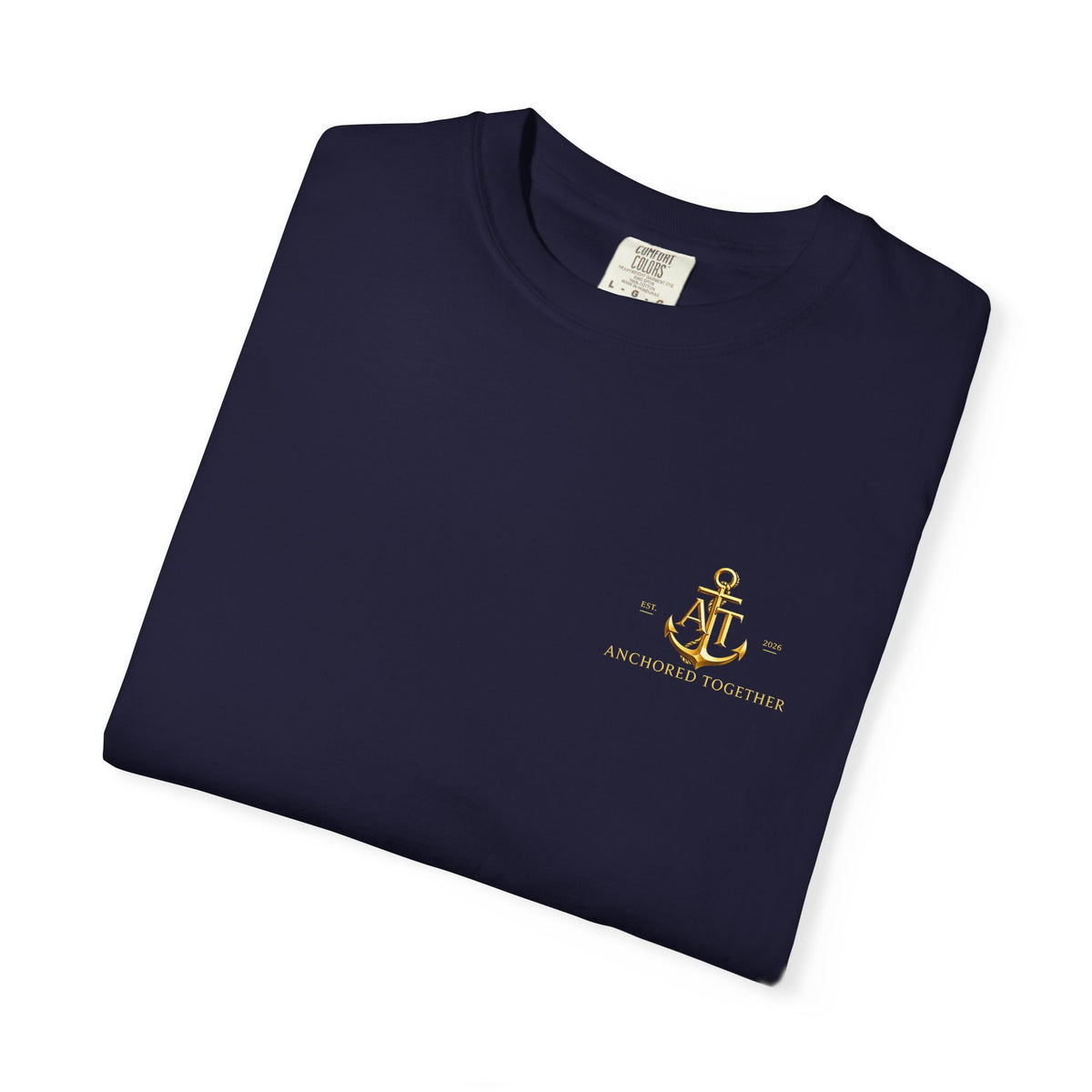Anchored Together Military DD-214 Tribute T-Shirt — "Anchored Together" Graphic Tee