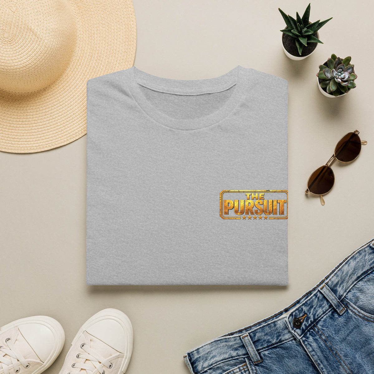 The Pursuit: Mission In Progress Travel T-Shirt — 'Mission In Progress' Father & Daughter 40,000 Miles Tee