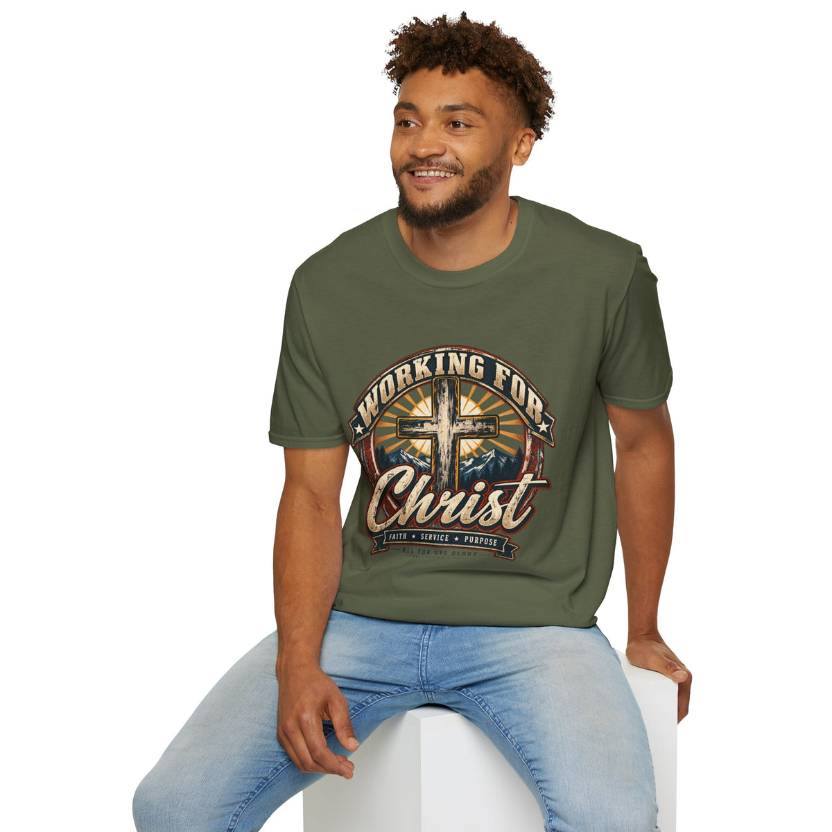 Working for Christ – Faith, Service & Purpose T-Shirt