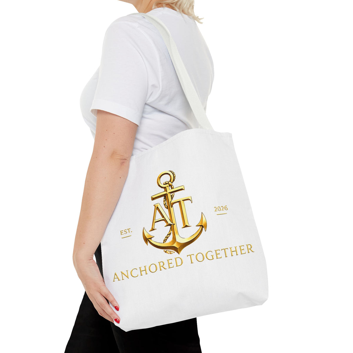 Military Wife Gift Tote Bag — Navy & Marine Corps Spouse Canvas Tote