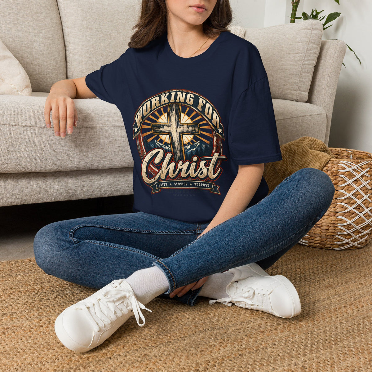Working for Christ – Faith, Service & Purpose T-Shirt