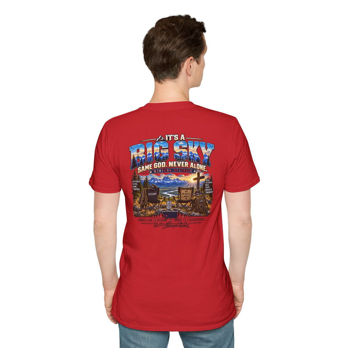 Anchored Together Faith Tee — "It's a Big Sky, Same God" T-Shirt
