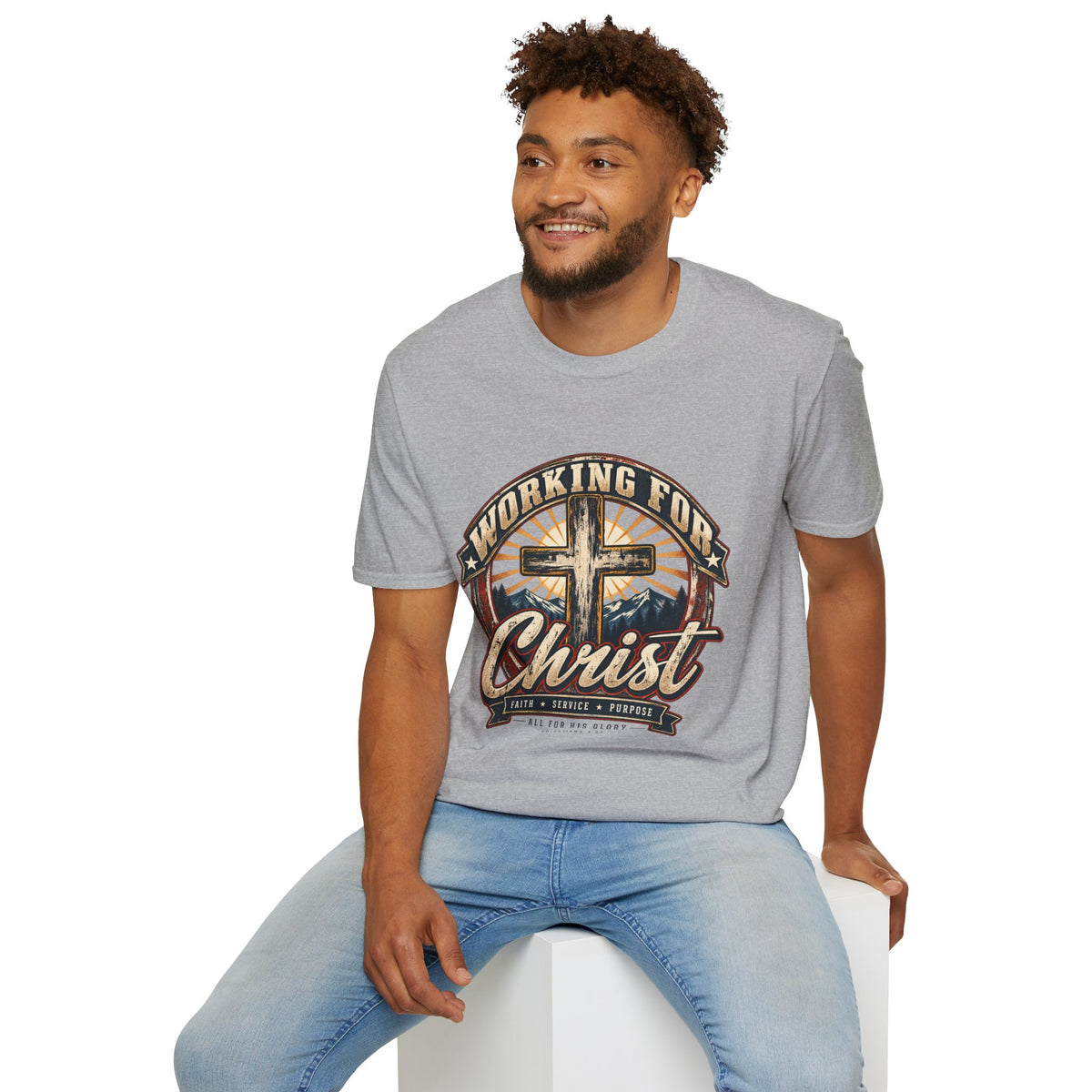 Working for Christ – Faith, Service & Purpose T-Shirt