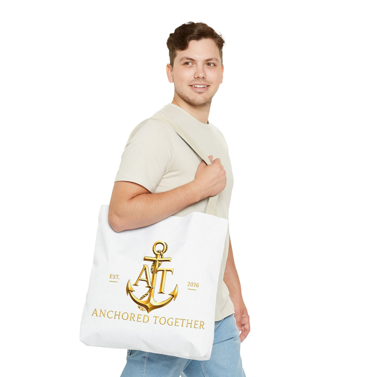 Military Wife Gift Tote Bag — Navy & Marine Corps Spouse Canvas Tote