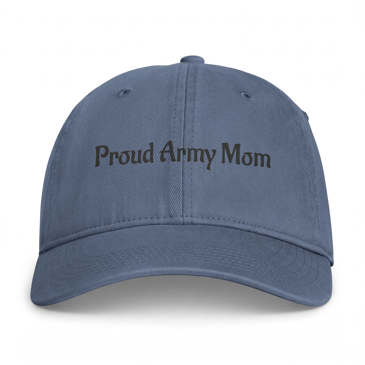 Proud Army Mom Embroidered Hat | Washed Cotton Baseball Cap