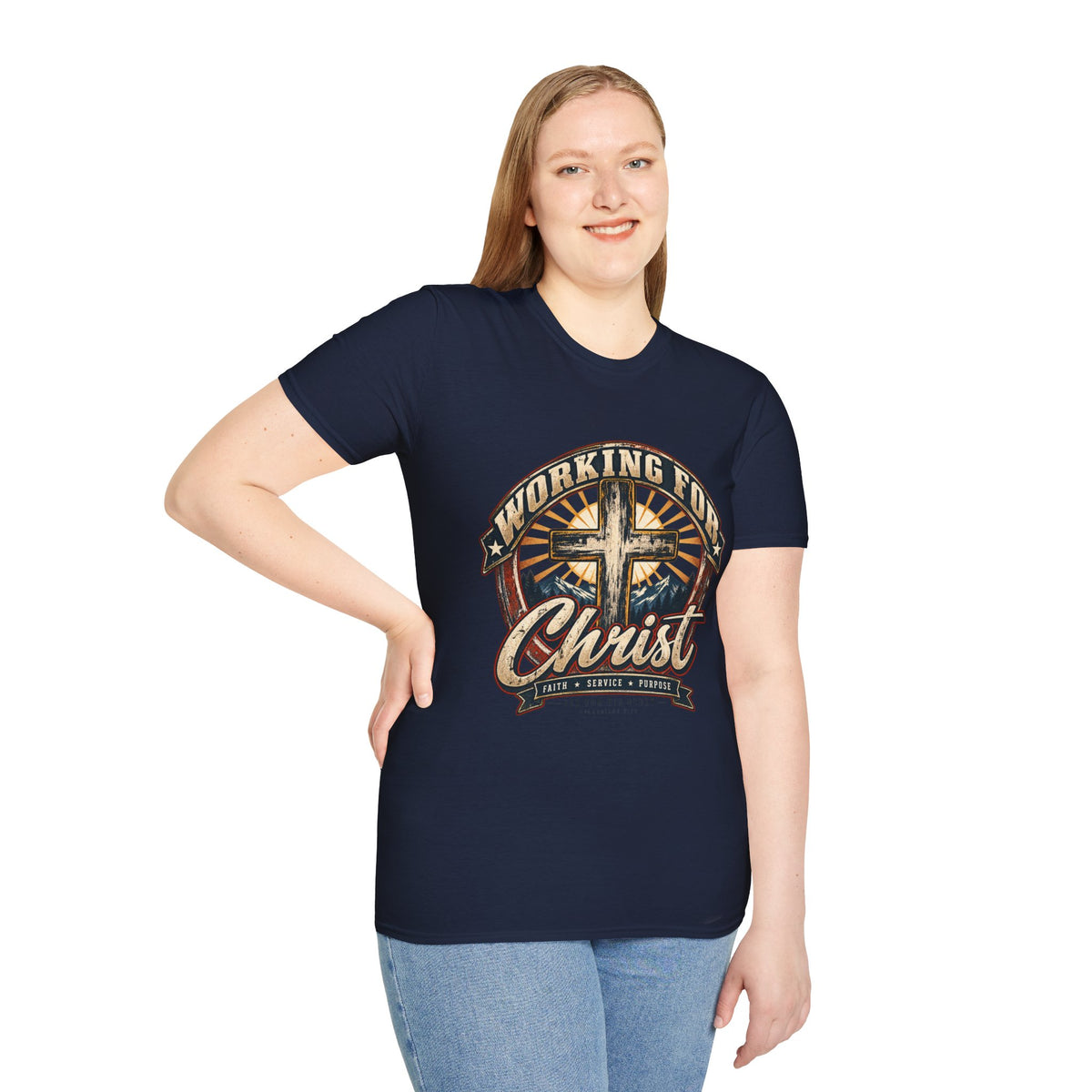 Working for Christ – Faith, Service & Purpose T-Shirt