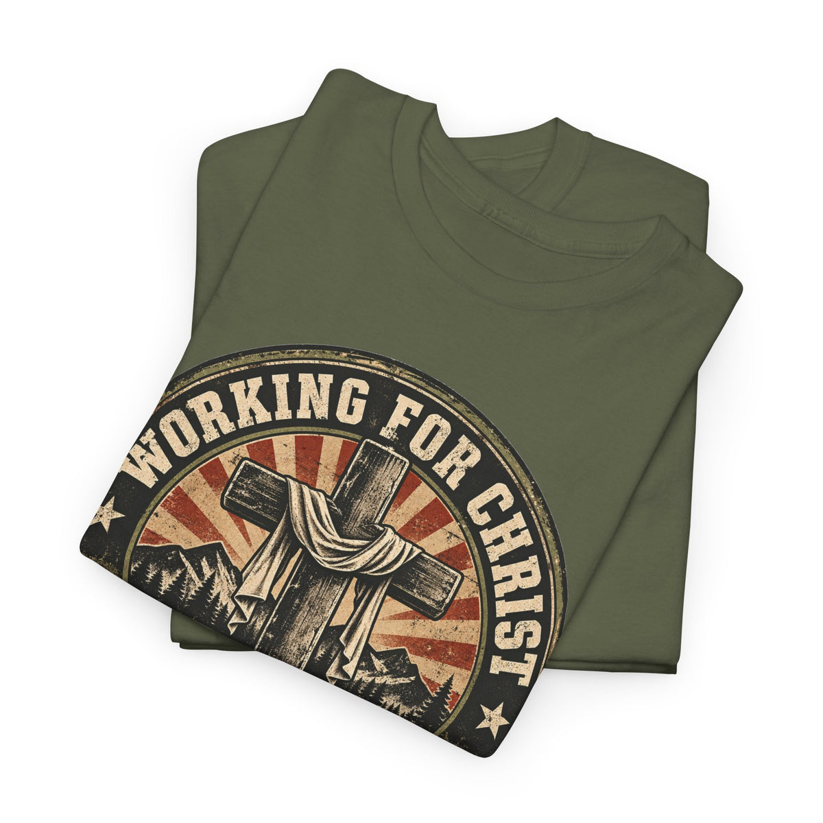 Chaplain T‑Shirt — "Working for Christ: A Higher Purpose" Christian Tee