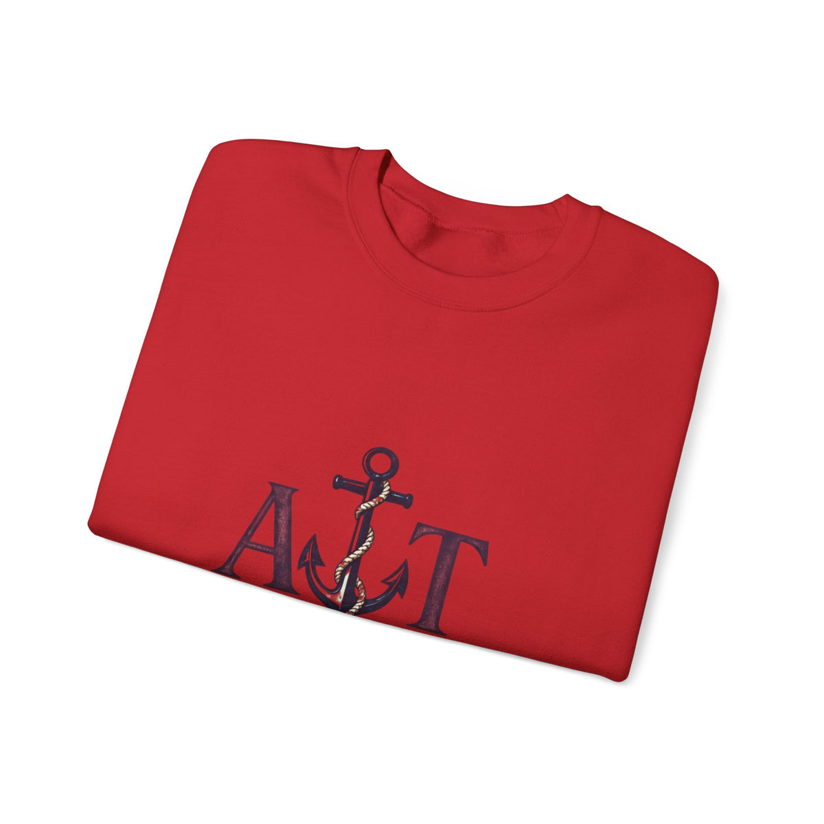 Miles Apart, Anchored Together — Military Deployment Sweatshirt | Navy Wife