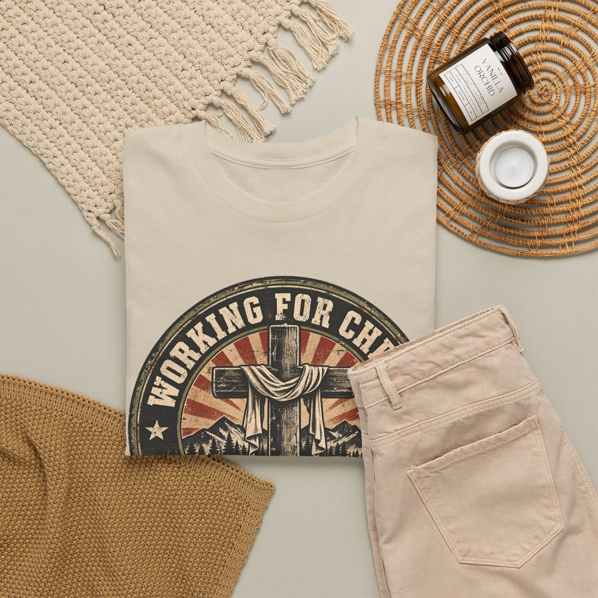 Chaplain T‑Shirt — "Working for Christ: A Higher Purpose" Christian Tee