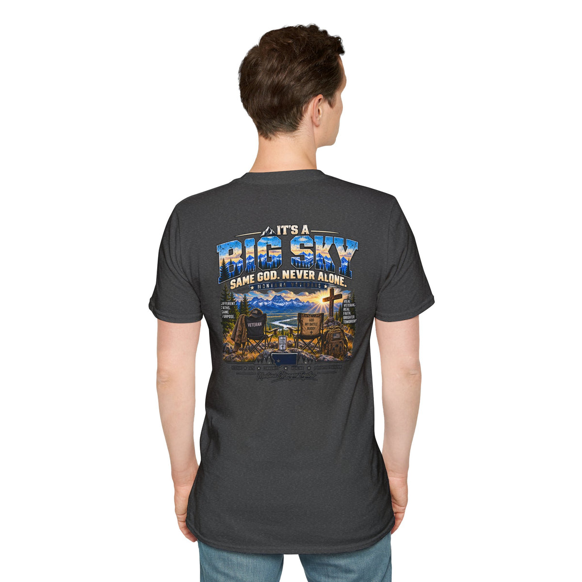 Anchored Together Faith Tee — "It's a Big Sky, Same God" T-Shirt